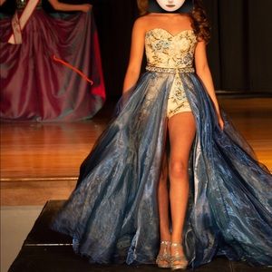 MacDuggal Fun Fashion or pageant runway.